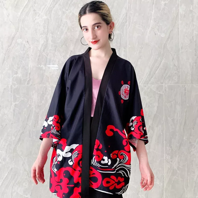 kimono shirt women, japanese kimono cardigan, japanese kimono blouse