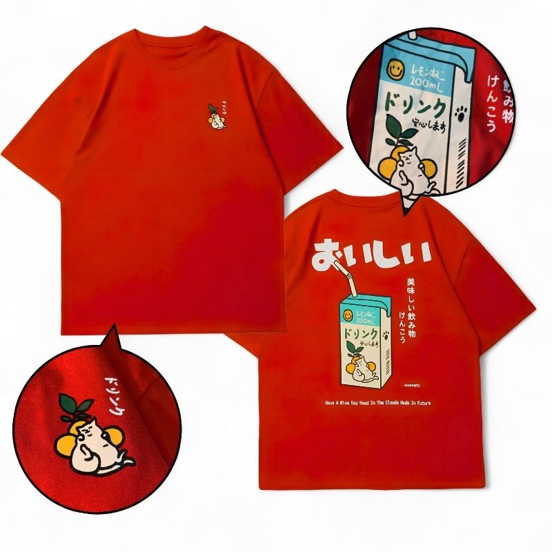 t-shirt, oversized t-shirt, cute print t-shirt