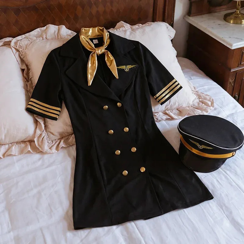 sexy stewardess uniform, sexy flight attendant outfit, sexy stewardess outfit, stewardess outfit sexy