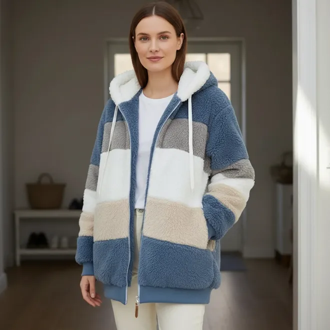 womens coat, winter coat, women jacket, winter jacket, hooded jacket, oversized jacket, autumn jacket, women oversized jacket, plush jacket, plush coat