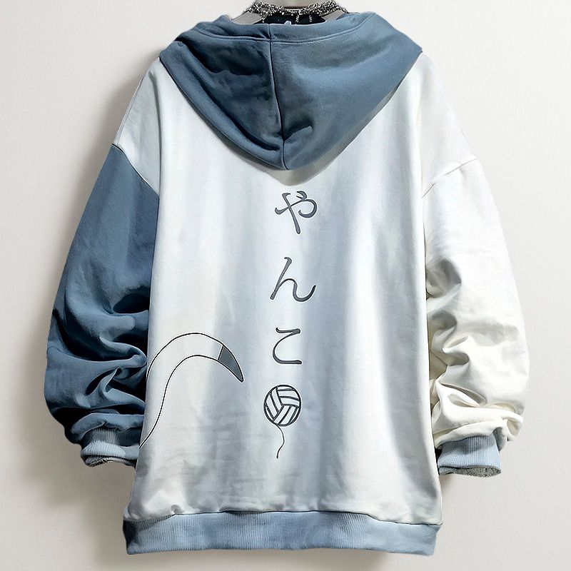 mens hoodie,loose hoodie, japanese hoodie, japanese style hoodie
